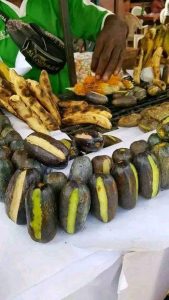 le safou braisé du Cameroun