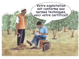 *Image de remise de certificat par un organisme certificateur.* *Crédit photo : CTA.*